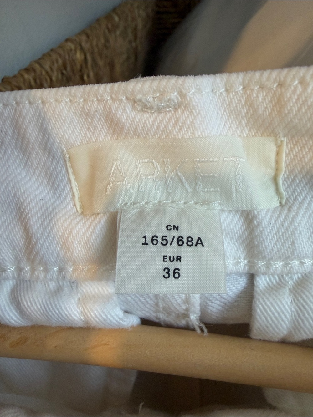Arket White Denim Barrel Leg Pants - Picture 9 of 10